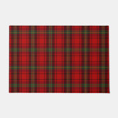 Red Black Green Cosy Plaid Fußmatte (Vorderseite)