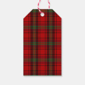 Red Black Green - Cosy Plaid Geschenkanhänger (Rückseite)