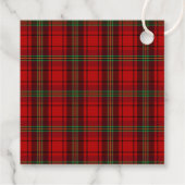 Red Black Green - Cosy Plaid Geschenkanhänger (Rückseite)