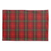 Red Black Green Cosy Plaid Kissenbezug (Rückseite)