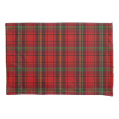 Red Black Green Cosy Plaid Kissenbezug (Vorderseite)