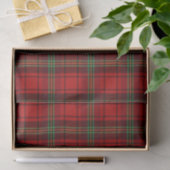 Red Black Green Cosy Plaid Seidenpapier (Geschenk)