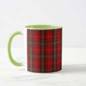 Red Black Green Cosy Plaid Tasse (Links)