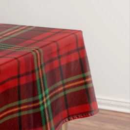 Red Black Green Cosy Plaid Tischdecke