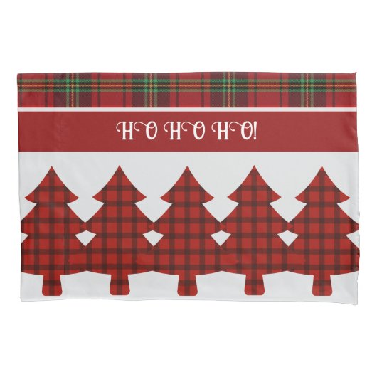 Red Black Green Cosy Tartan Kissenbezug (Vorderseite)