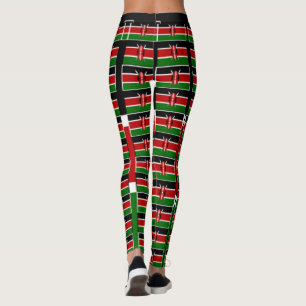 Red Black Green Flag Kleidung Leggings
