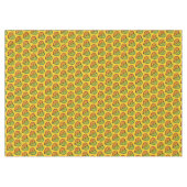 Red Black Green Kinara Striped Hearts Kwanzaa Tischdecke (Vorderseite (Horizontal))