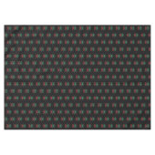Red Black Green Snowflakes Pattern Kwanzaa Tablecl Tischdecke (Vorderseite (Horizontal))