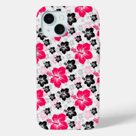 Red Black Hibisken Abstrakte Blume iPhone iPad cas Case-Mate iPhone Hülle