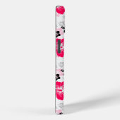 Red Black Hibisken Abstrakte Blume iPhone iPad cas Case-Mate iPhone Hülle (Rückseite / Rechts)