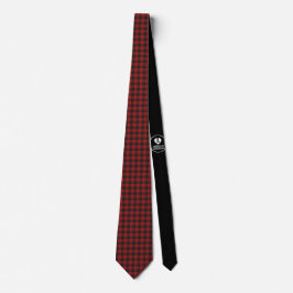 Red Black Kariert - Emo - Neck Tie Krawatte