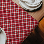 Red Black Kariert Runner Lumberjack Table Accent Großer Tischläufer