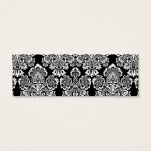 Red Black Ladybug Damask Baby Dusche Gefallen Anhä (Rückseite)