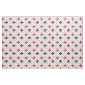 Red Black Lilie Stoff (Fat Quarter (45,7 x 55,9 cm))