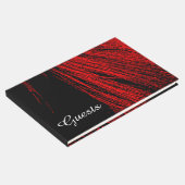 Red & Black Mane Gästebuch (Ecke)