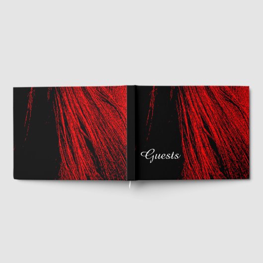 Red & Black Mane Gästebuch (Voll)