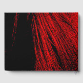 Red & Black Mane Gästebuch (Rückseite)