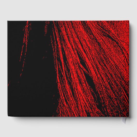 Red & Black Mane Gästebuch (Rückseite)
