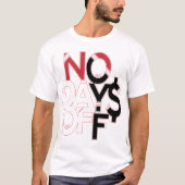 Red & Black No Days Off T - Shirt (Vorderseite)