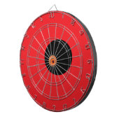 Red Black Offset Dartscheibe (Vorderseite rechts)
