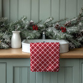 Red Black Plaid Towels Gift for Their First Place Badhandtuch Set