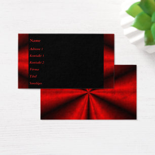 Red Black Rainbow in Leatheroptik Business Cards