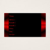 Red Black Rainbow in Leatheroptik Business Cards (Vorderseite)