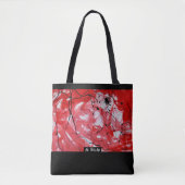 RED&BLACK SCRIBBLE: Tasche (Vorderseite)