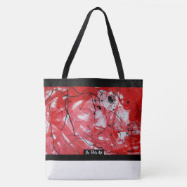 RED&BLACK SCRIBBLE:  TASCHE