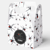 Red & Black Spider Geburtstagsparty Geschenkschachtel (Geöffnet)