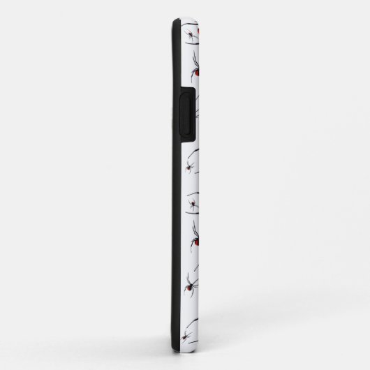 Red & Black Spider Muster Case-Mate iPhone Hülle (Hinten/Rechts)