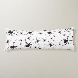 Red & Black Spider Muster Seitenschläferkissen