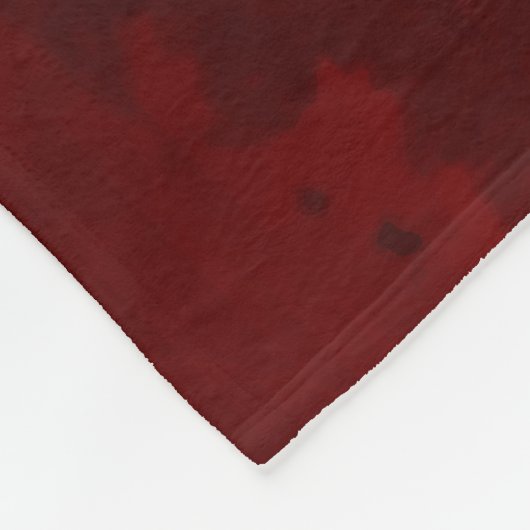 Red Black Spider Throw Blanket Fleecedecke (Ecke)