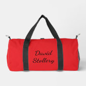 Red & Black Stylish  Duffle Bag (Vorderseite)