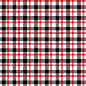 Red Black Tartan Runner Cosy Cabin Table Akzent Großer Tischläufer