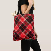 Red Black Tartan Tasche (Von Nahem)