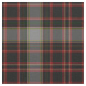 Red Black Taupe Gray Tartan Kariert Stoff (Nahaufnahme)