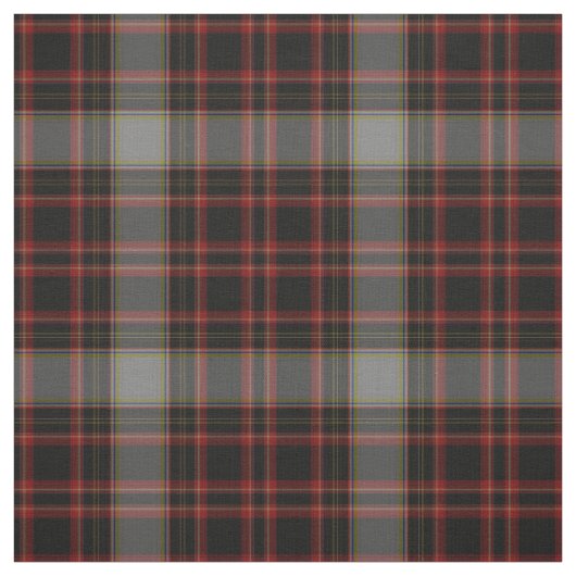 Red Black Taupe Gray Tartan Kariert Stoff (Muster)