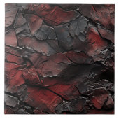 Red & Black Textured Slate Fliese (Vorderseite)
