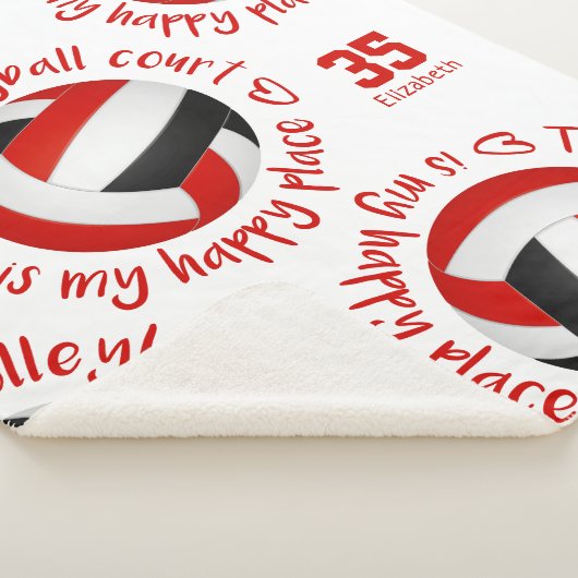 red black volleyball court happy place typography sherpadecke (3/4)