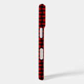 Red Black Weave Pattern Case-Mate iPhone Hülle (Rückseite / Rechts)