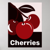 Red, Black, White Kitchen Wall Deco - Poster (Vorne)