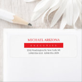 Red Black & White Minimalist Simple Plain Modern (Insitu)