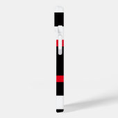 Red Black World Champion Papa i iPhone Case (Rückseite / Links)