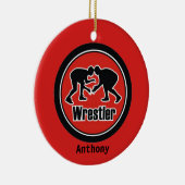 Red & Black Wrestler Weihnachtsschmuck (Rechts)
