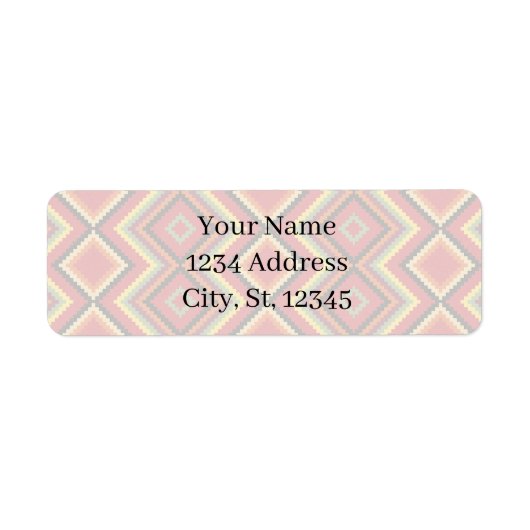 Red Black Yellow Native American Blanket Muster (Vorne)