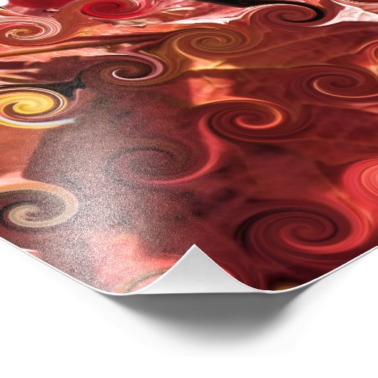 RED-BLÄTTER FOTODRUCK (Ecke)