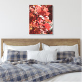 RED-BLÄTTER LEINWANDDRUCK (Insitu (Schlafzimmer))