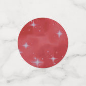 Red Bling Geburtstagsparty Table Confetti Konfetti (Klein Vorderseite)