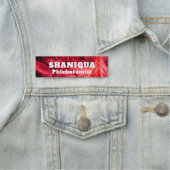 Red Blood Cells Phlebotomist Namensschild (Beispiel)